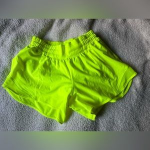 Neon lululemon shorts